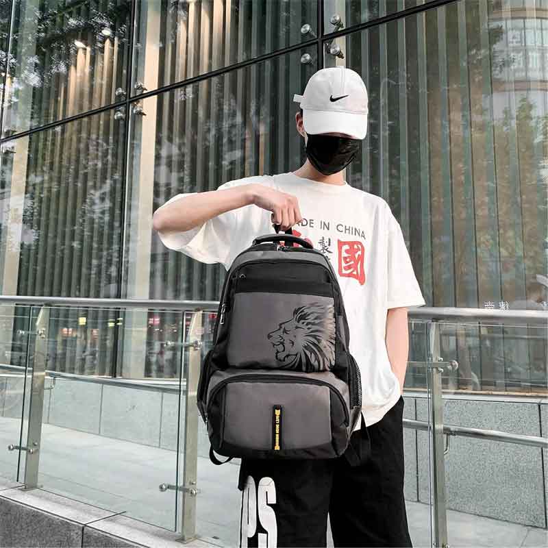 Generic Laptop Backpack Bag 506 - Gray