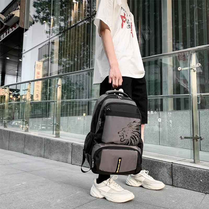 Generic Laptop Backpack Bag 506 - Gray