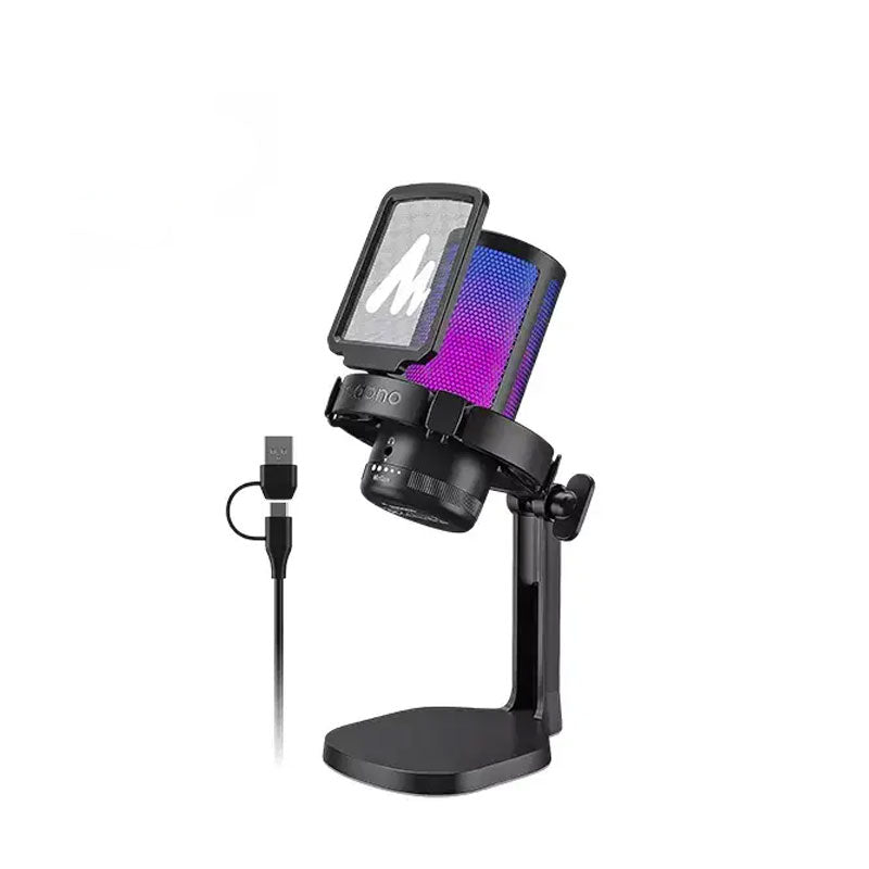 ماونو DGM20 ميكروفون USB للألعاب مع خاصية إلغاء الضوضاء - أسود