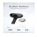 Rsilou OWS wireless Bluetooth Earbuds, R3019-001 - Black
