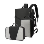 CoolBell 3-in-1 CB-10003 Multifunctional Backpack – Laptop Bag, Shoulder Bag & Handbag | Large Capacity, Waterproof, Travel-Ready - Black