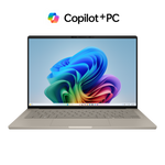 لابتوب ASUS Zenbook A14، Snapdragon X2 Elite، رام 16GB، SSD 512GB، Qualcomm Graphics، شاشة 14" WUXGA، Windows 11، موديل UX3407NA-QD15CW، Zabriskie Beige