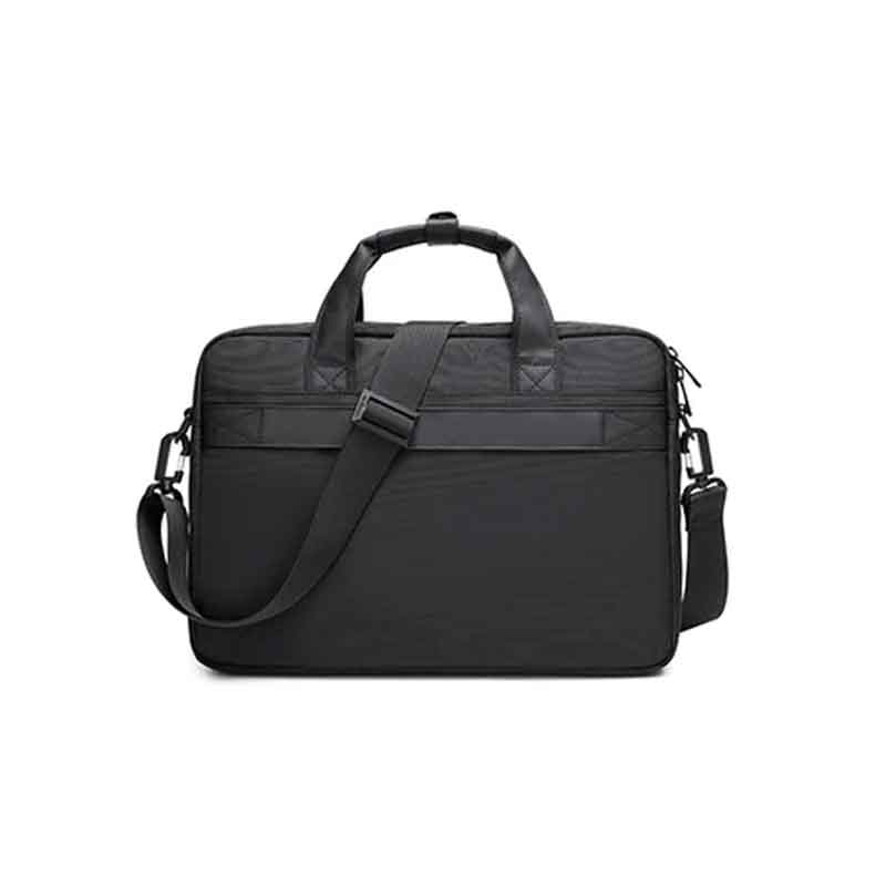 Golden Wolf Laptop Crossbody Bag 15.6 Inch , Black - GW00012