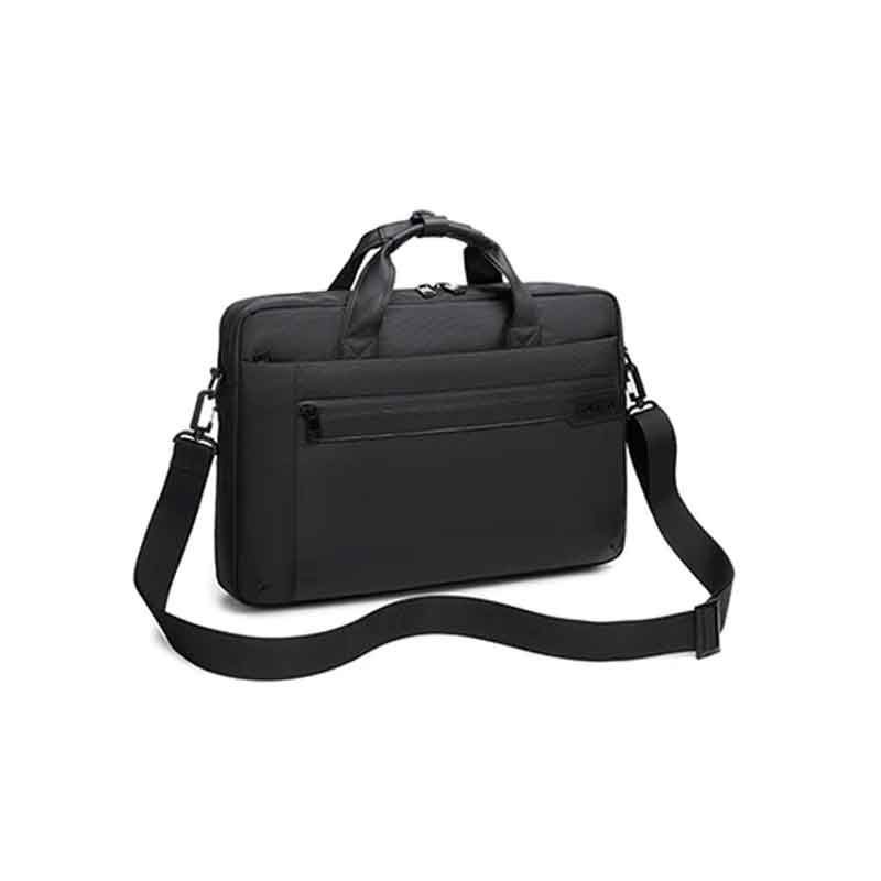 Golden Wolf Laptop Crossbody Bag 15.6 Inch , Black - GW00012