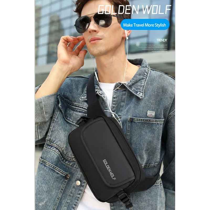 Golden Wolf Y00028 Cross bag - Black