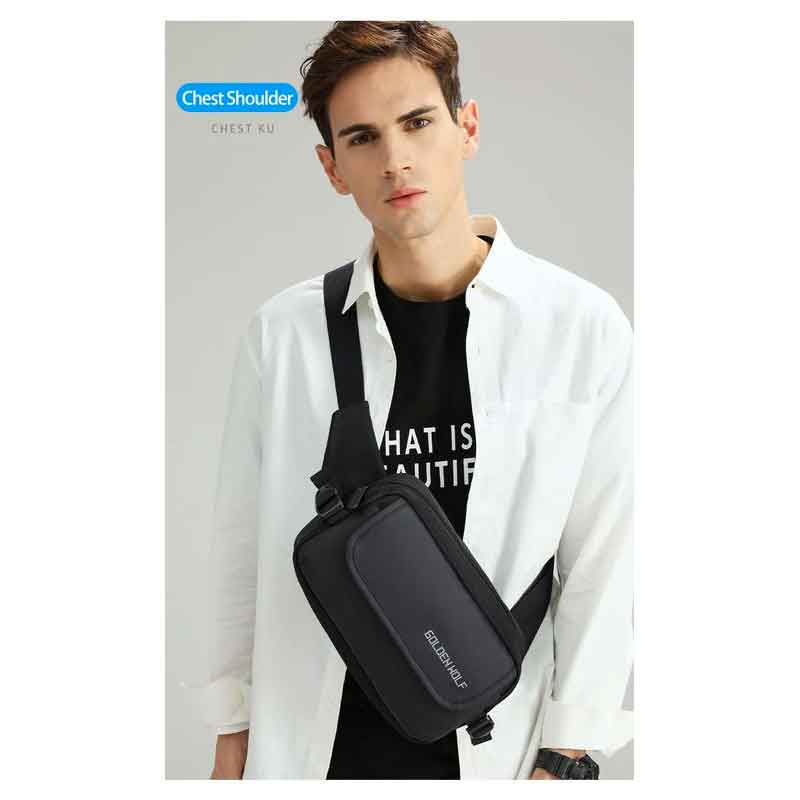 Golden Wolf Y00028 Cross bag - Black