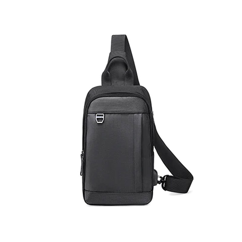 Golden Wolf Cross Bag - Black - B00124