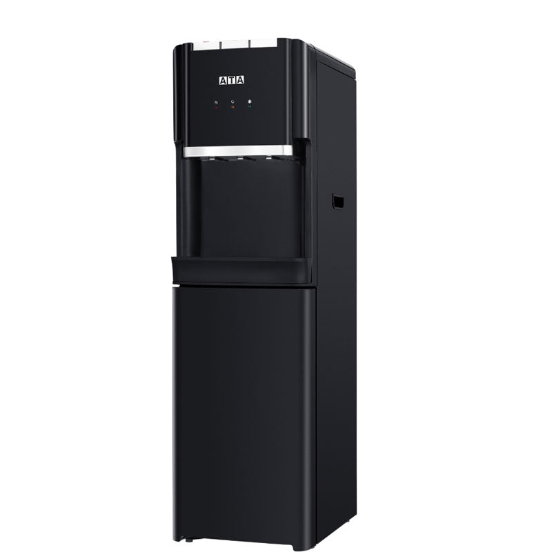 ATA , Classic Water Dispenser , 3 faucets , With Cabin , WD001 - black
