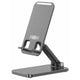 Earldom Foldable Desktop Mobile Stand, Black - ET-EH215