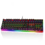 Redragon , Mechanical Gaming Keyboard , Rainbow Backlit RED Switches , K577 Kali - Black
