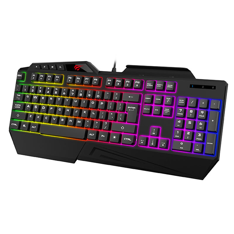 Havit Keyboard Wired Multi-Function - Black - HVKB-KB488L-BK
