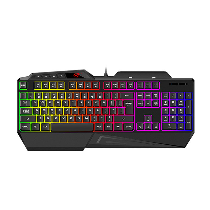 Havit Keyboard Wired Multi-Function - Black - HVKB-KB488L-BK 