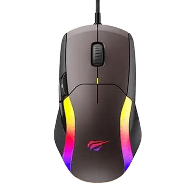 Havit MS959S Colorful Optical Wired Gaming Mouse - Black