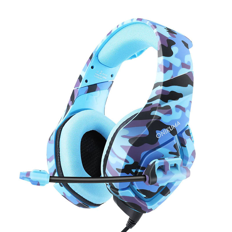 Onikuma Headphone K1 Gaming Wired Professional - Blue