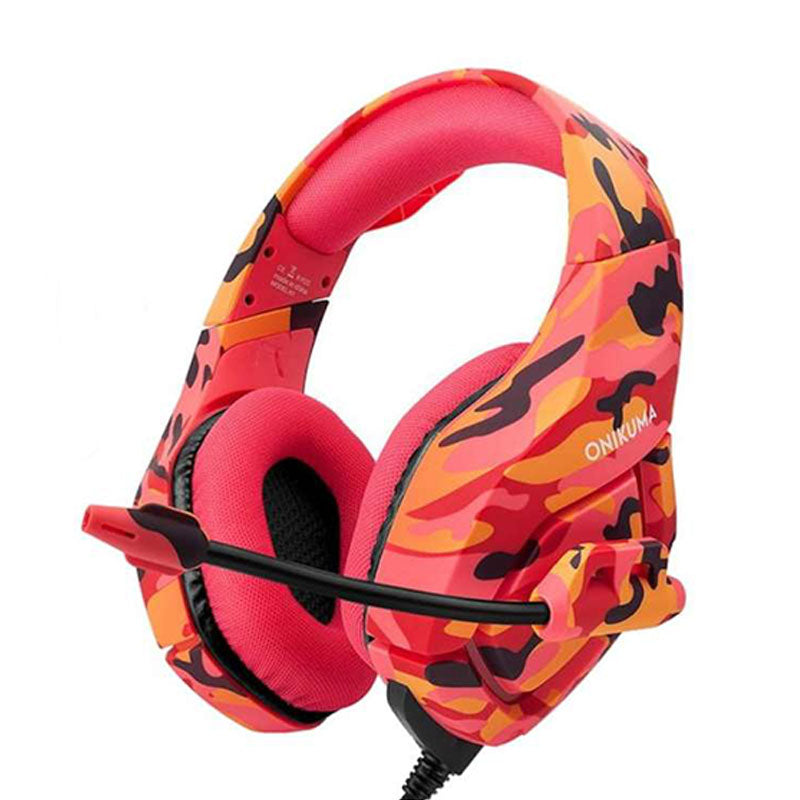Onikuma Headphone K1 Gaming Wired Professional - Red