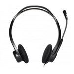 Logitech Headphone Wired Stereo Microphone 960 - Black