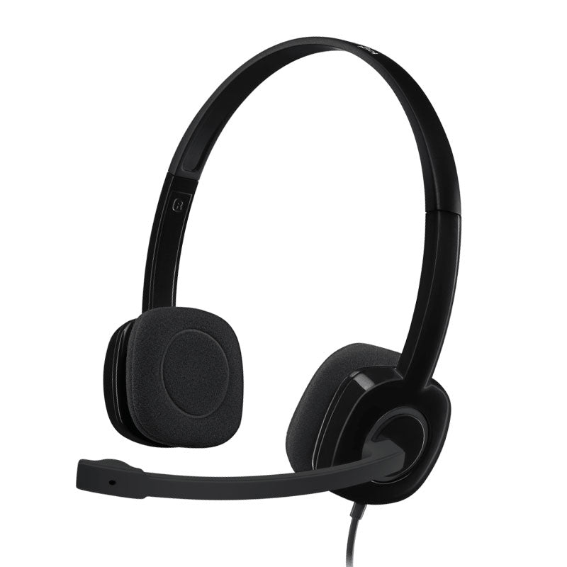 Logitech Headphone Wired Stereo Microphone H151 - Black