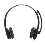 Logitech Headphone Wired Stereo Microphone H151 - Black