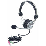 Manhattan Headset Stereo With Micrphone - Black 