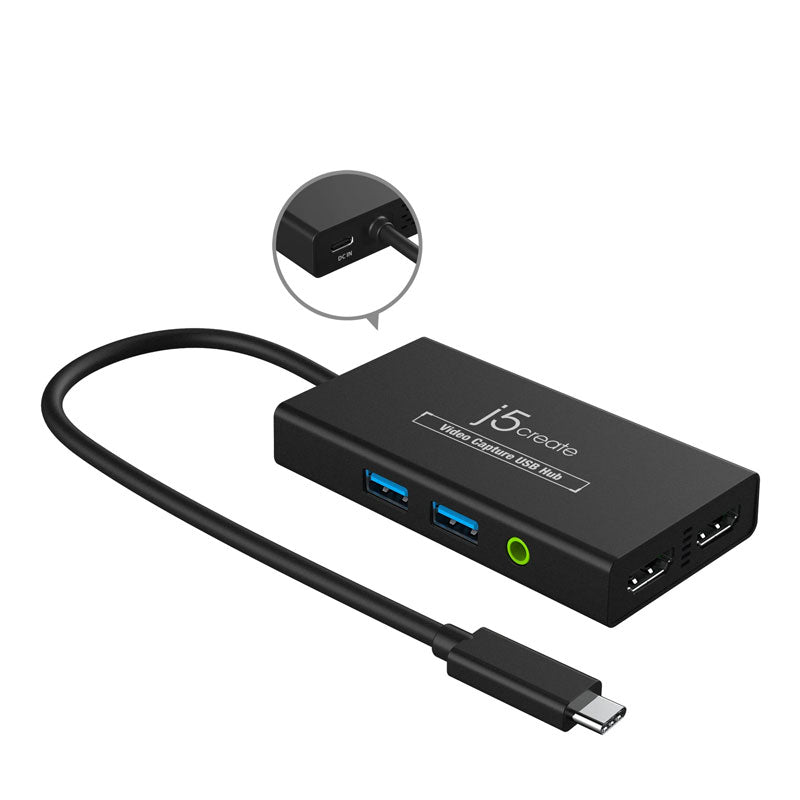 j5create - موزع USB لالتقاط الفيديو - JVA01