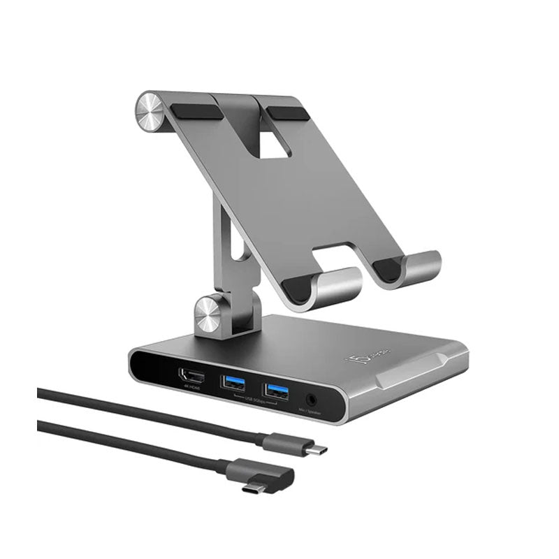 j5create-Multi-Angle Stand with Docking Station for iPad Pro® - JTS224