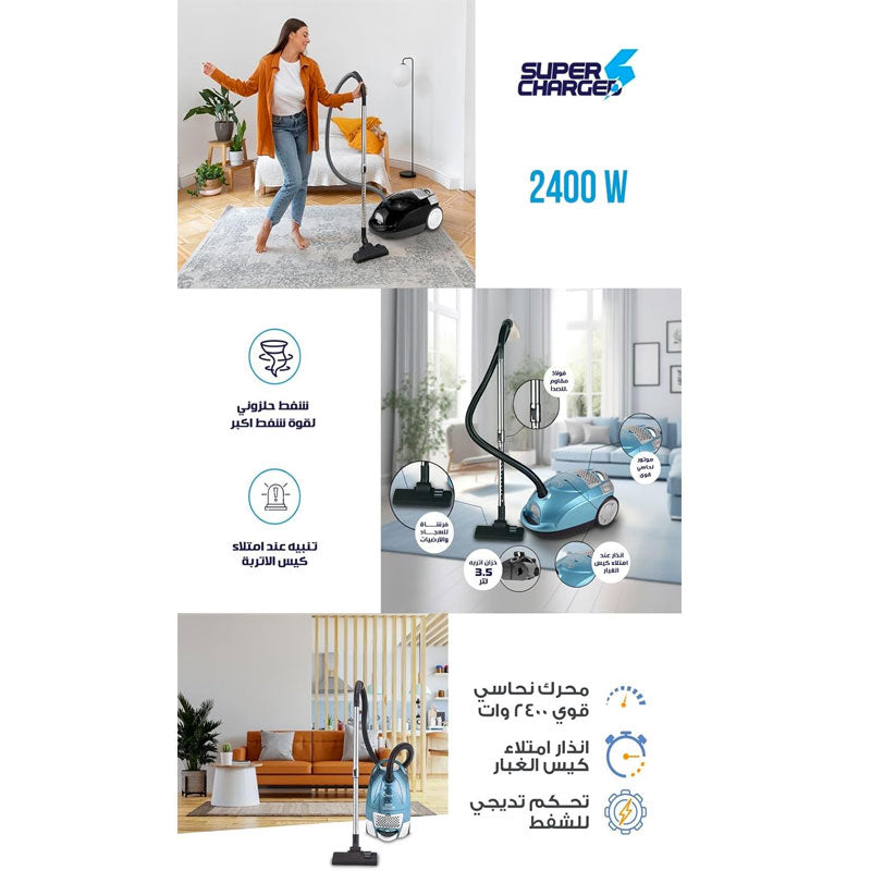 Penguin Vacuum cleaner Super Charged 2400 w 3.5 L Baby
