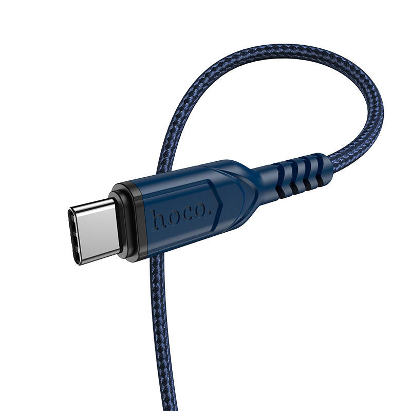 Hoco Cable Type-C To USB 2M 3A Anti-Bending X59 - Blue