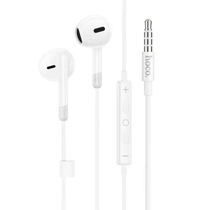 HOCO M109 Earphone Wired 3.5MM - 1.2M - White