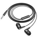 HOCO M97 Earphone Wired 3.5MM - 1.2M - Black