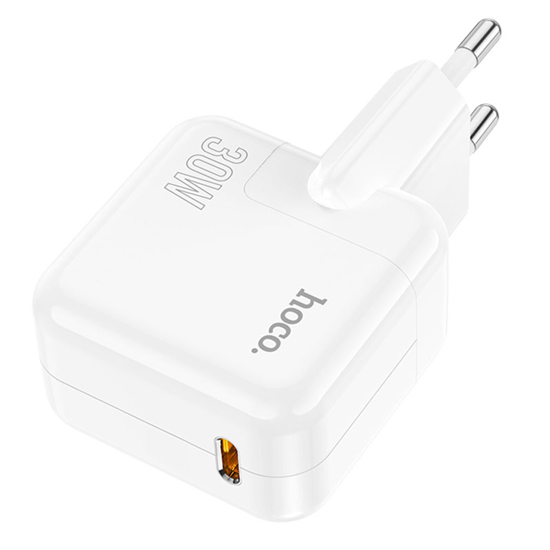 HOCO Wall Adapter Charger C112A Plug 30W Single Type-C Port