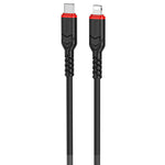 HOCO X59 Cable Victory Type-C to Lighting Anti Bending - Black