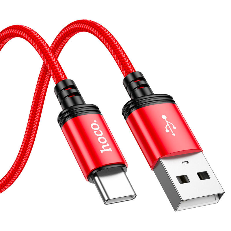 HOCO X89 Type-C Data USB Cable - 1M - Red