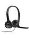 Logitech H390 Wired Stereo Headset with Noise-Canceling Microphone – Black