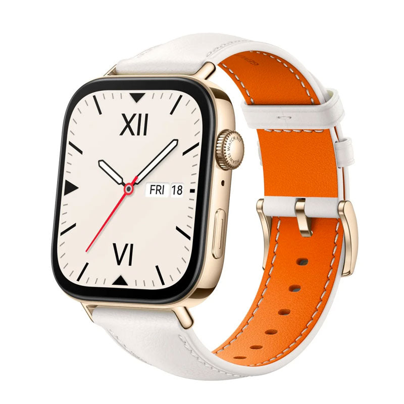 Huawei Watch Fit3 NFC - Leather Strap White