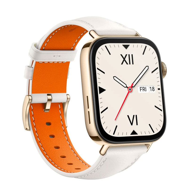 Huawei Watch Fit3 NFC - Leather Strap White