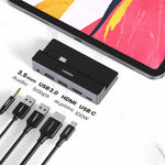 Ugreen Hub For Pad Pro USB 5-C 5 In 1 Multifunction Adapter