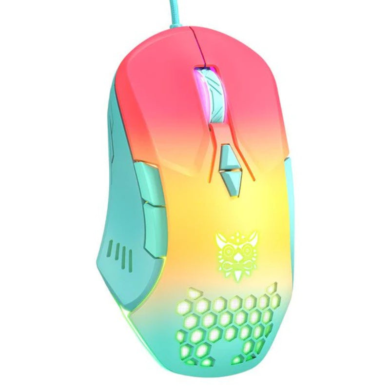 Onikuma Wired Gaming Mouse RGB Optical CW902 – Red-Orange-Green