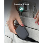 Aukey Spark Sling Lite Power Bank 10000mAh, 15W Fast Charging, Built-in USB-C Cable PB-Y53 – White