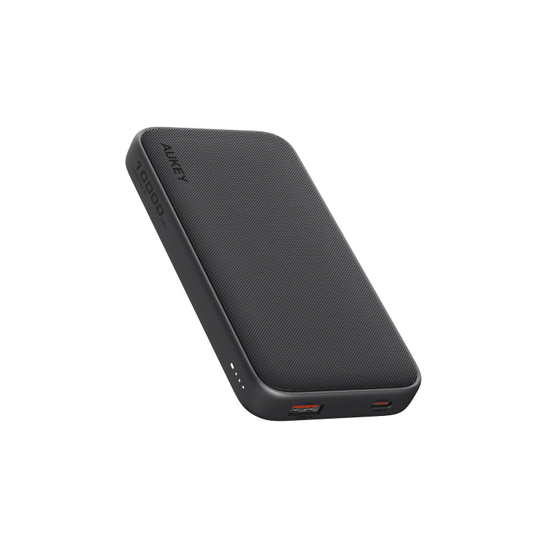 Aukey Spark Go Power Bank 10000mAh, 15W PD Fast Charging, Dual Ports PB-Y46 – Gray