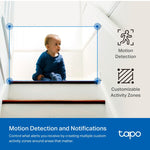 Tapo Indoor Wi-Fi Security Camera Pan/Tilt 2K C222 – White