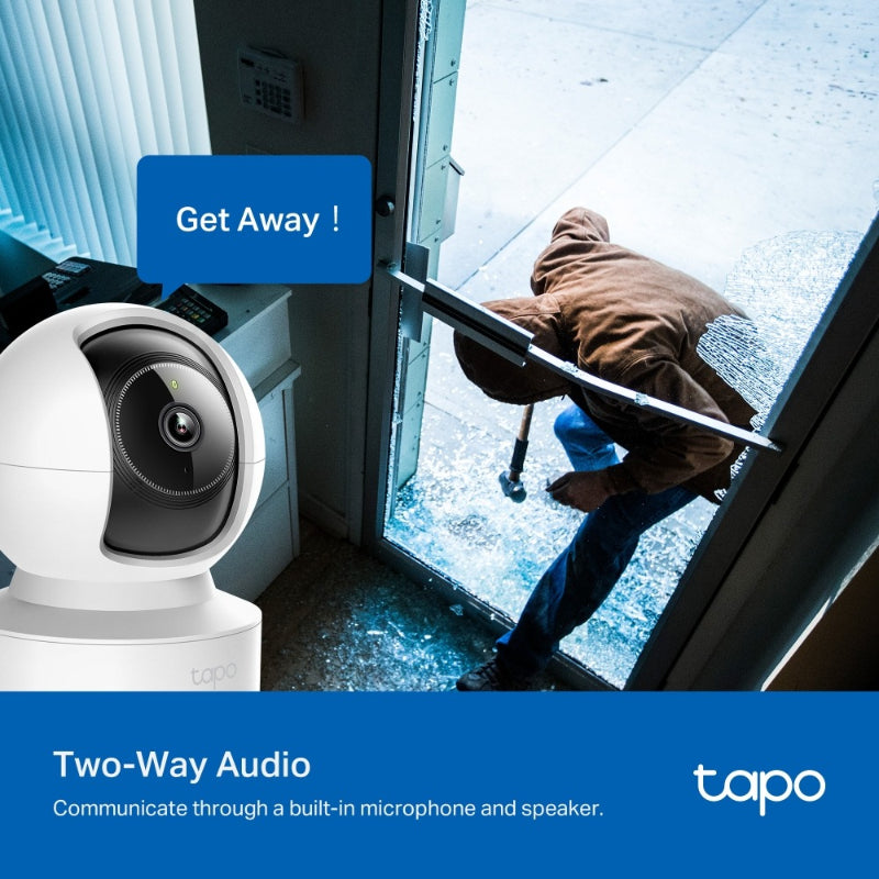 Tapo Indoor Wi-Fi Security Camera Pan/Tilt 2K C222 – White