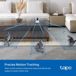 Tapo Indoor Wi-Fi Security Camera Pan/Tilt 2K C222 – White