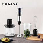 Sokany 4-in-1 Hand Blender 1000W SK-1711-4 – Stainless Steel