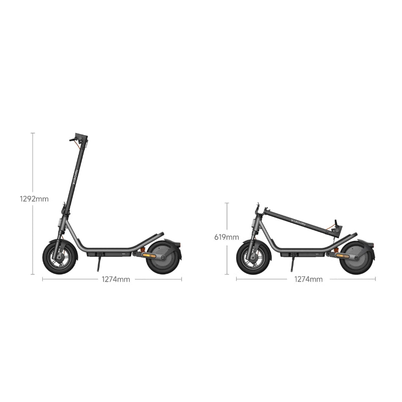 Xiaomi Electric Scooter 6, 25kmh Max Speed, 45km Range, 800W Peak Motor, 12 Tubeless Tires – Black