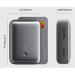 Aukey Spark Mini Wired Power Bank 10000mAh 15W PB-Y55 – Grey