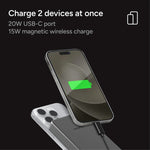 Mophie Magnetic Wireless Power Bank 10000mAh 15W USB-C – Black