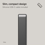 Mophie Magnetic Wireless Power Bank 10000mAh 15W USB-C – Black