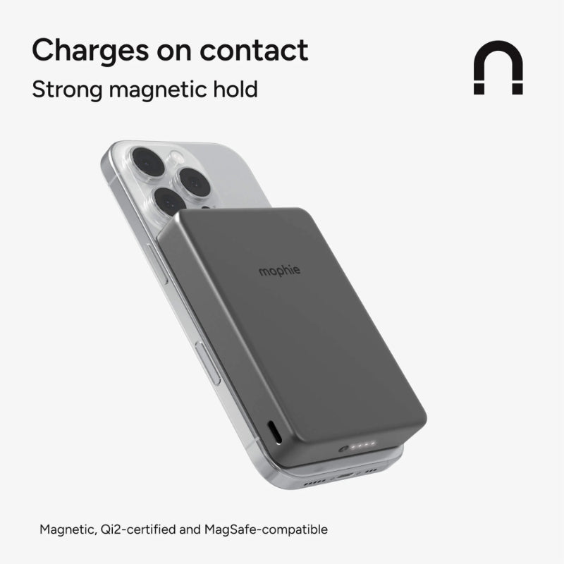 Mophie Magnetic Wireless Power Bank 10000mAh 15W USB-C – Black