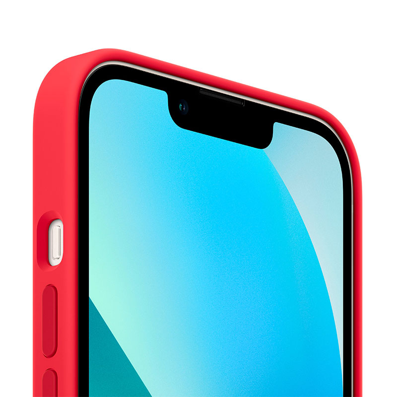 iPhone 13 Back Cover Silicone - Red