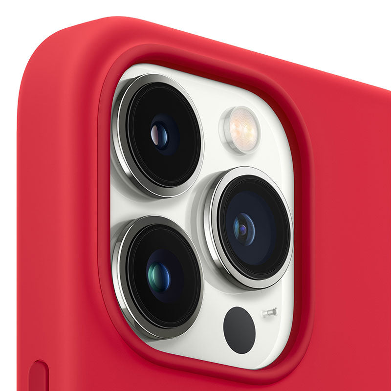 iPhone 13 Pro Max Back Cover Silicone - Red